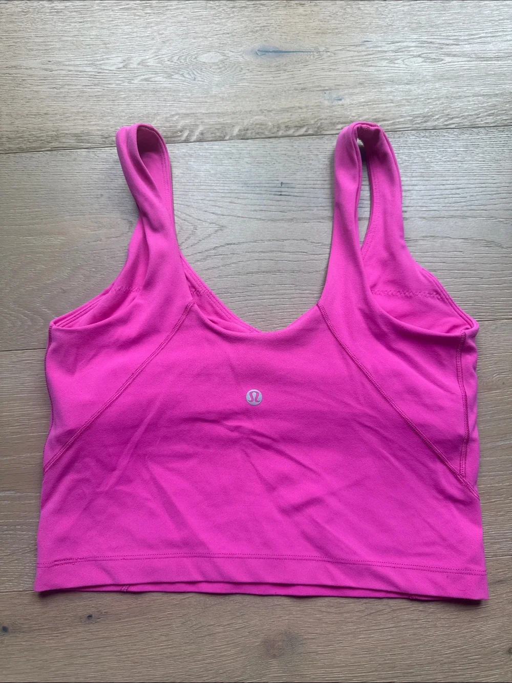 lululemon athletica Hot Pink Crop Tank Top